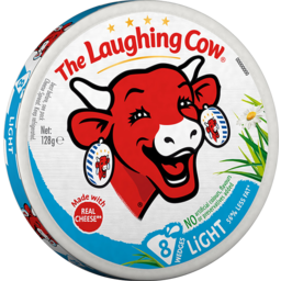 Photo of The Laughing Cow Light Cheese Spread 8 Pack 128g