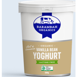 Photo of Barambah Yoghurt Vanilla Lactose Free