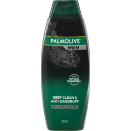 Photo of Palmolive Men 2 In 1 Hair Shampoo And Conditioner, 350ml, With Natural Charcoal, Deep Clean And Anti Dandruff 350ml
