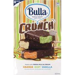 Photo of Bulla Crunch Vanilla 8pk 631g~