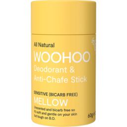 Photo of Woohoo Deodorant & Anti-Chafe Stick Mellow (Sensitive Bicarb Free)