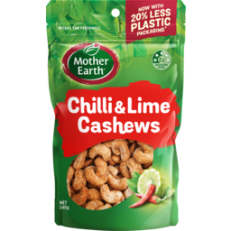 Photo of Mother Earth Nuts Chilli & Lime 140g 