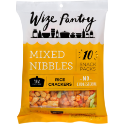 Photo of WIZE PANTRY MIXED NIBBLES RICE CRACKERS 300G