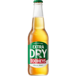Photo of Tooheys Extra Dry Bottle 345ml