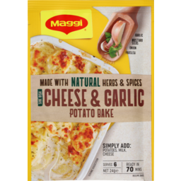 Photo of Maggi Recipe Base Cheese And Garlic Potato Bake 24g