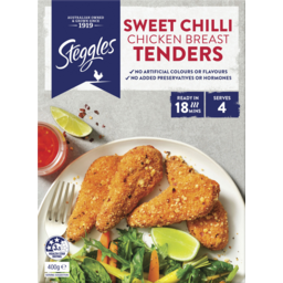 Photo of Steggles Chicken Breast Tenders Sweet Chilli 400g