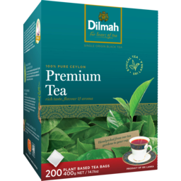 Photo of Dilmah Tea Bags Tagless 200 Pack