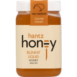 Photo of Hantz Honey Runny Liquid Honey Clover