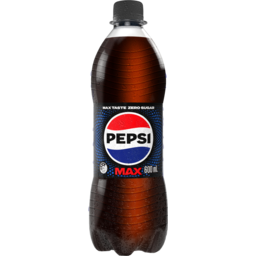 Photo of Pepsi Max No Sugar Cola Soft Drink Bottle 600ml