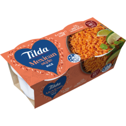 Photo of Tilda Mexican Style Rice Microwave Quick Cups 2 Pack