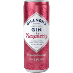 Photo of Billson's Gin & Raspberry Can