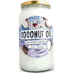Photo of Peace, Love & Vegetables Oil - Coconut (Raw - Extra Virgin)