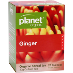 Photo of Planet Organic Ginger Tea Bags 25 Pack 30g