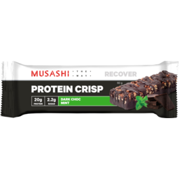 Photo of Musashi Dark Choc Mint Protein Crisp Bar 60g