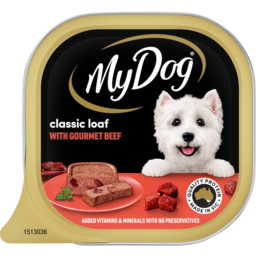 Photo of My Dog Adult Wet Dog Classic Loaf With Beef 100g Tray 100g