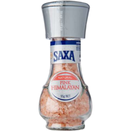 Photo of Saxa® Natural Pink Himalayan Salt Grinder 95g 95g