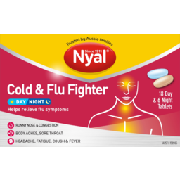 Photo of Nyal Cold & Flu Fighter Day Night Tablets 24 Pack