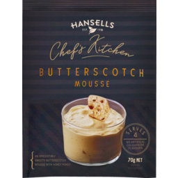 Photo of Hansells Chef's Kitchen Butterscotch Mousse 70g