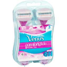 Photo of Gillette Venus Comfortglide White Tea Women's Disposable Razor, 2 Count 