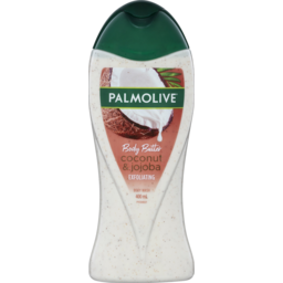 Photo of Palmolive Body Butter Coconut Scrub Exfoliating With Jojoba Butter Extracts Body Wash