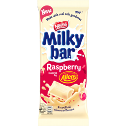 Photo of Nestle Milkybar Chocolate Raspberry Block 170g 