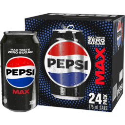 Photo of Pepsi Max No Sugar Cola Soft Drink Cans Multipack