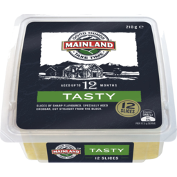 Photo of Mainland Tasty Cheese Slices 210g 12pk