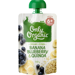 Photo of Only Organic Banana Blueberry & Quinoa 6m+ Baby Food Pouch 120g