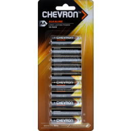 Photo of Chevron Batteries Alkaline AA 10 Pack