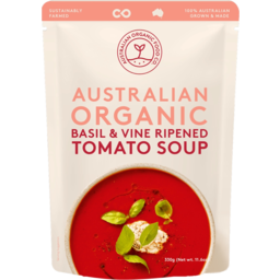 Photo of Australian Organic Food Co Soup - Basil & Vine Ripened Tomato