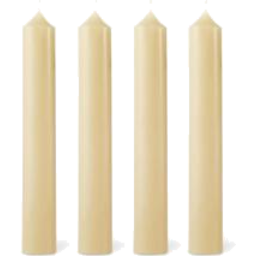 Photo of TAS BEESWAX CANDLES Beeswax Short Fat Dinner Candle