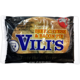 Photo of Vilis Beef Cheese & Bacon Pie