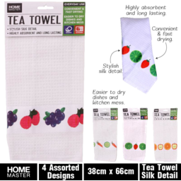Photo of Tea Towel Silk Detail 38*66cm