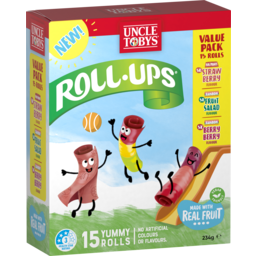 Photo of Uncle Tobys Roll-Ups Variety Family Value Pack Made With Real Fruit X15