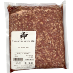 Photo of Pork & Veal Mince 500g - Feather & Bone