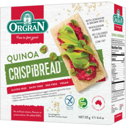 Photo of Orgran Quinoa Crispibread Gluten & Dairy Free