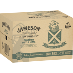 Photo of Jameson Irish Whiskey Smooth Dry & Lime 24 Pack