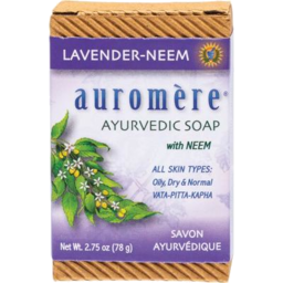 Photo of AUROMERE:AM Ayurvedic Soap Lavender Neem 78g