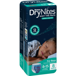 Photo of Huggies Drynites Night Time Pants For Boys 8-15 Years (27-57kg) 8 Pack 