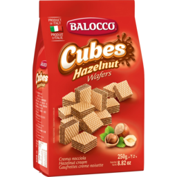 Photo of Balocco Cubes Hazelnut Wafers 250g