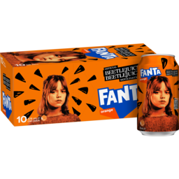 Photo of Fanta Orange Soft Drink Multipack Cans