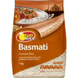 Photo of Sunrice Basmati Aromatic Rice Gluten Free 1kg