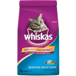 Photo of Whiskas Adult Cat Seafood Selections 2kg