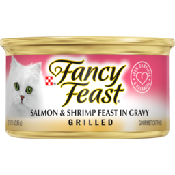 Photo of Fancy Feast Cat Food Grilled Salmon & Shrimp Feast In Gravy 85g