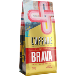 Photo of Laffare Brava Fair Trade Organic Coffee Beans Whole