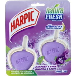 Photo of Harpic Nature Fresh Hygienic Toilet Block Cleaner Lavender Twin Pack Pack