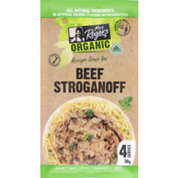 Photo of Mrs Rogers Organic Beef Stroganoff Recipe Base 30g