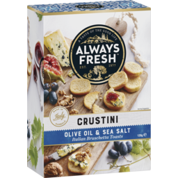 Photo of Always Fresh Crustini Olive Oil & Sea Salt 120gm