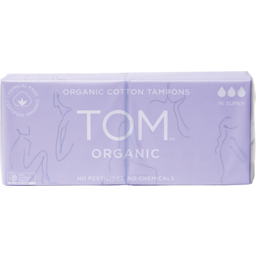 Photo of TOM Organic Org Tampons Super 16 Pack