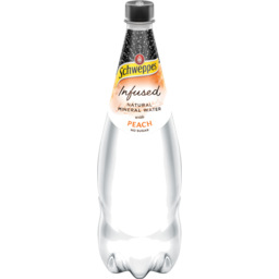 Photo of Schweppes Mineral Water Infused Peach 1.1l